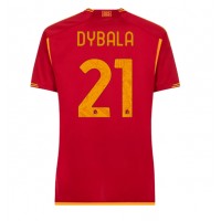 AS Roma Paulo Dybala #21 Hemmatröja Dam 2023-24 Kortärmad